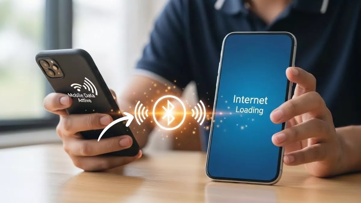 ব্লুটুথ দিয়ে এক ফোনের নেট অন্য ফোনে নেওয়ার উপায়