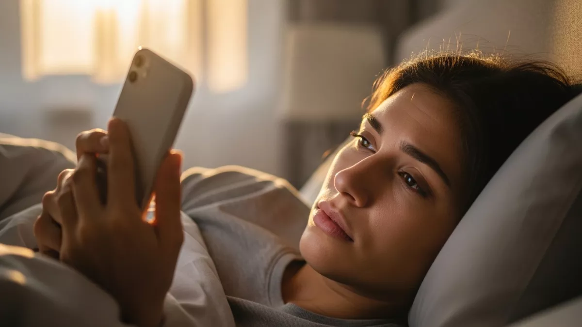 ঘুম ভাঙার পরই মোবাইল ব্যবহার