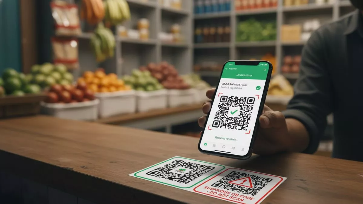 কিউআর কোড আসল নাকি নকল