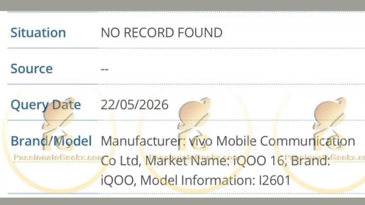 Snapdragon 8 Elite Gen 6 Pro সহ আসতে পারে iQOO 16, IMEI ডেটাবেসে মিলল বড় আপডেট 3 iQOO 16